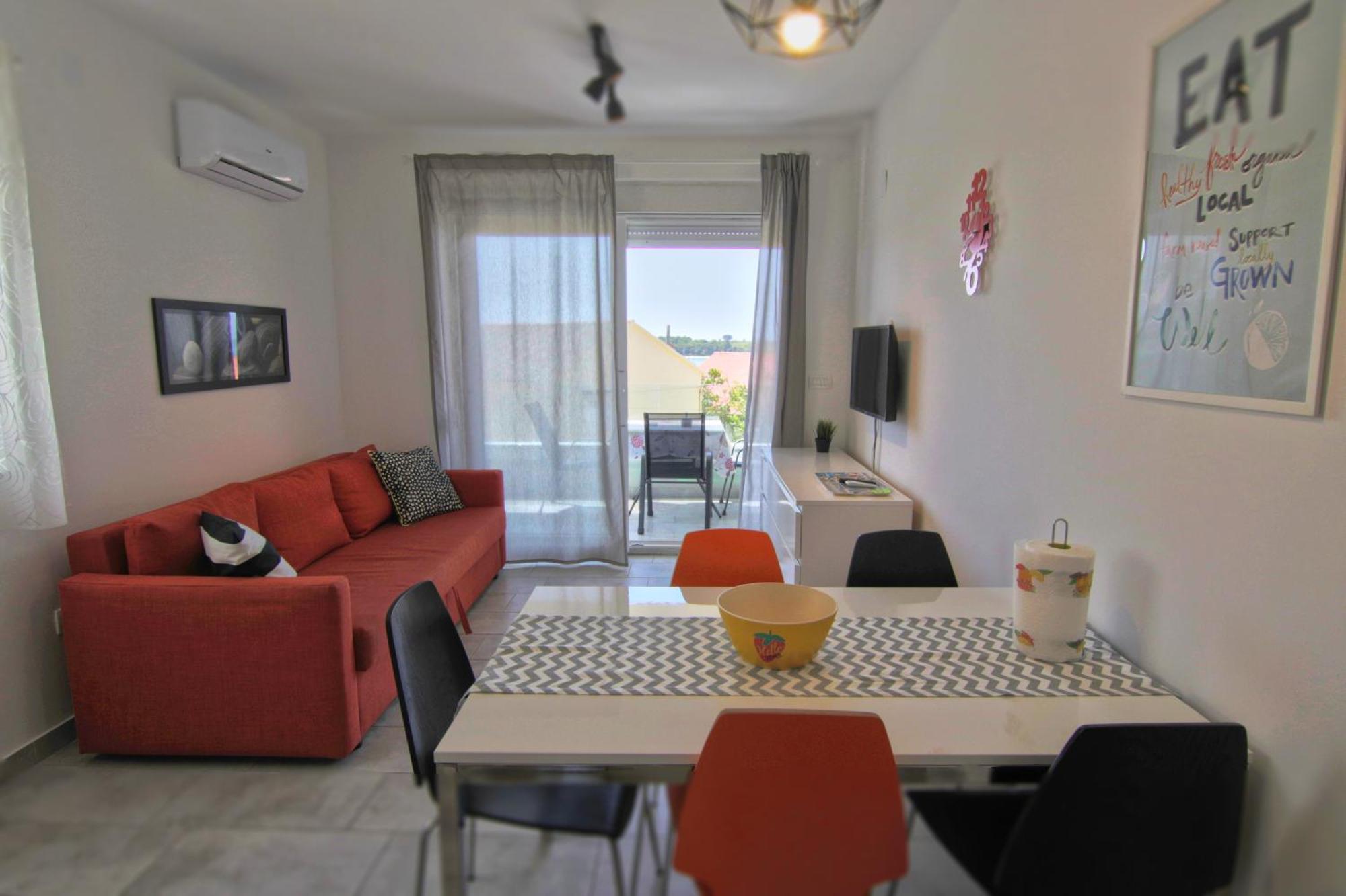 Apartments Luna Novalja Bagian luar foto